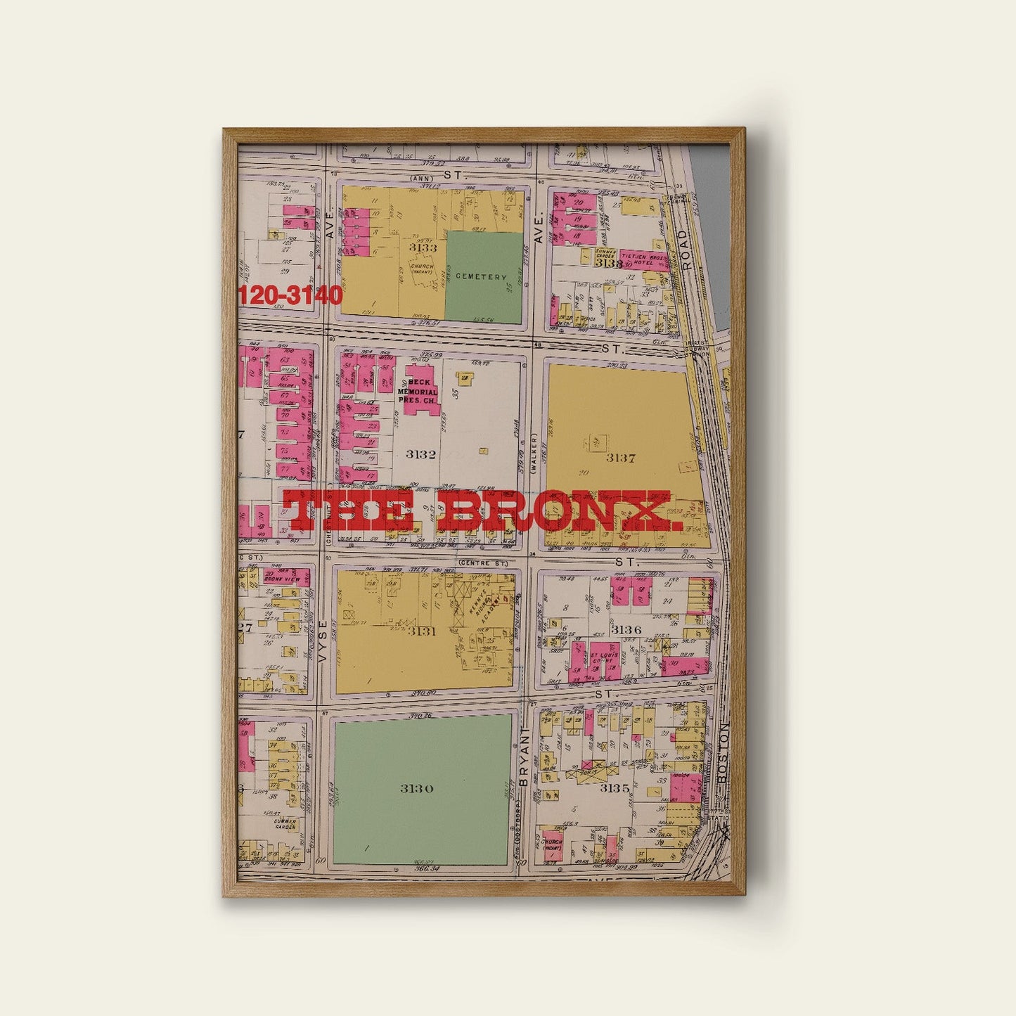 Bronx Map Print