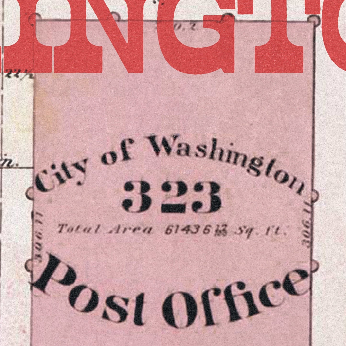 Washington D.C. Map Print I