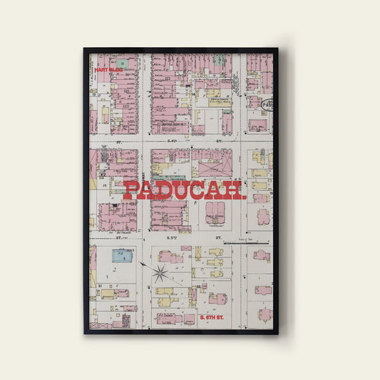 Paducah Map Print