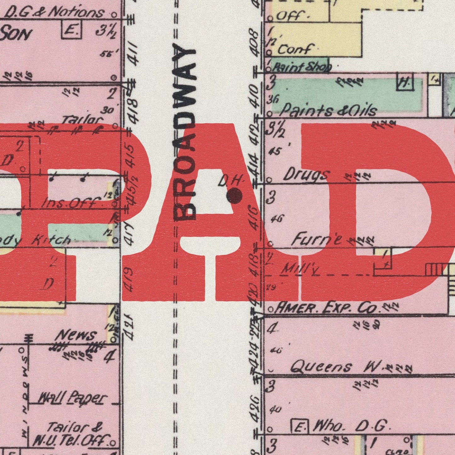 Paducah Map Print